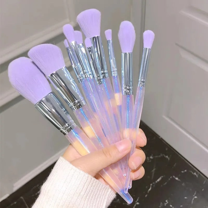 Enchanté Opalescent Makeup Brushes Set